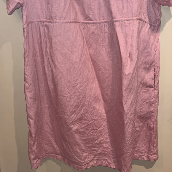 Grae Cove pink linen dress size XXL - Picture 3 of 11